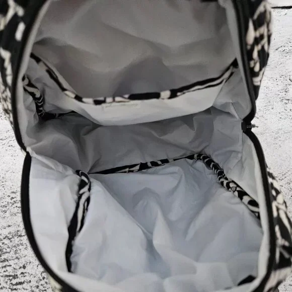 Vera Bradley Women Lunch Bag Black/White Floral Bag - Picture 11 of 14